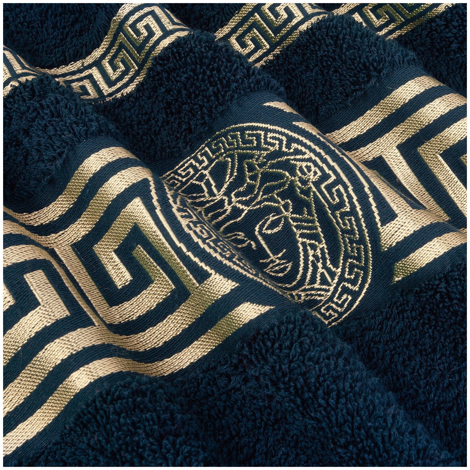 7th AVENUE Полотенце Pandora цвет: темно-синий (70х130 см) - фотография № 2
