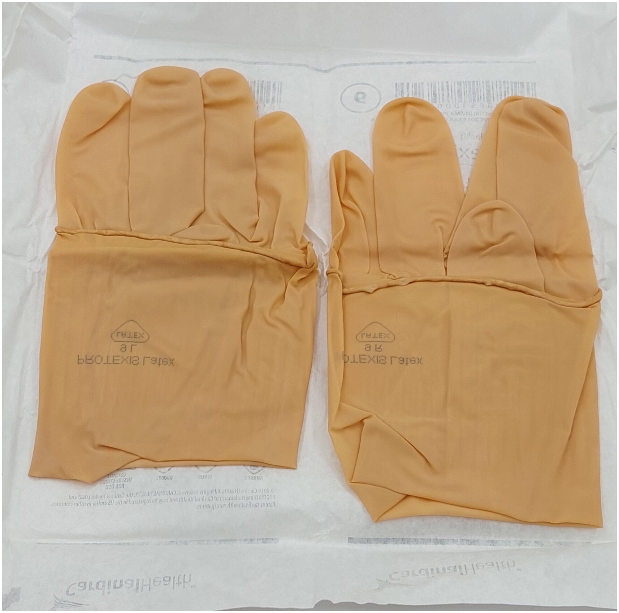 Перчатки Protexis™ Latex Surgical Gloves хирургические латекс/нитрил стерильные, размер 9.0, 10 шт. (5 пар)