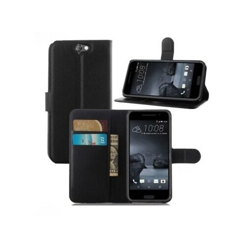 фото Чехол-книжка mypads для htc one a9/htc aero/htc a9w 5.0 с мульти-подставкой застёжкой и визитницей черный