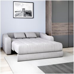 Диван-кровать Стелла Лайт с независимым пружинным блоком Светло-серый 189х105х88