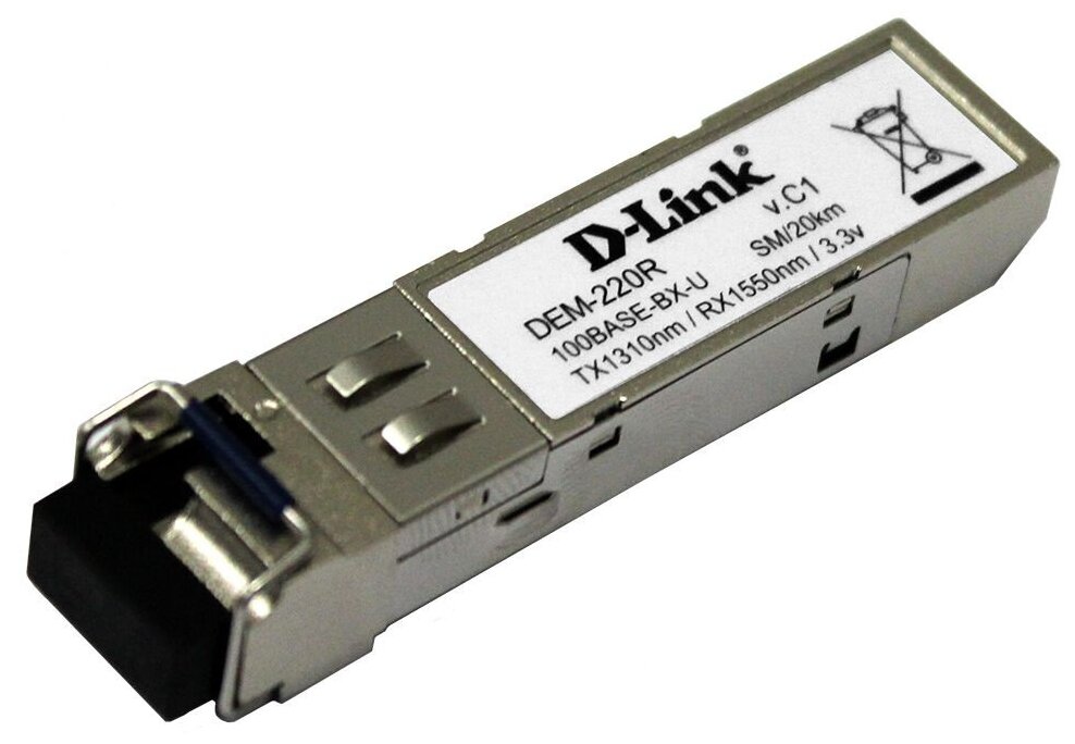 WDM SFP-трансивер с 1 портом 100Base-BX-U D-Link DEM-220R