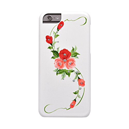 Накладка iCover Hand Printing для iPhone 6 / 6s - Vintage Rose\Pink