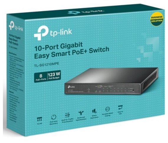 Коммутатор TP-LINK TL-SG1210MPE