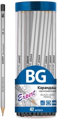 BG Набор карандашей чернографитных Expert HB, 42 шт (KR 4628)