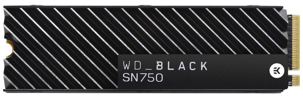 WD Black SN750 NVMe SSD WDBGMP0020BNC - SSD - 2 TB - intern - M.2 2280 - PCI Express 3.0 x4 (NVMe) - integrierter Kühlkörper