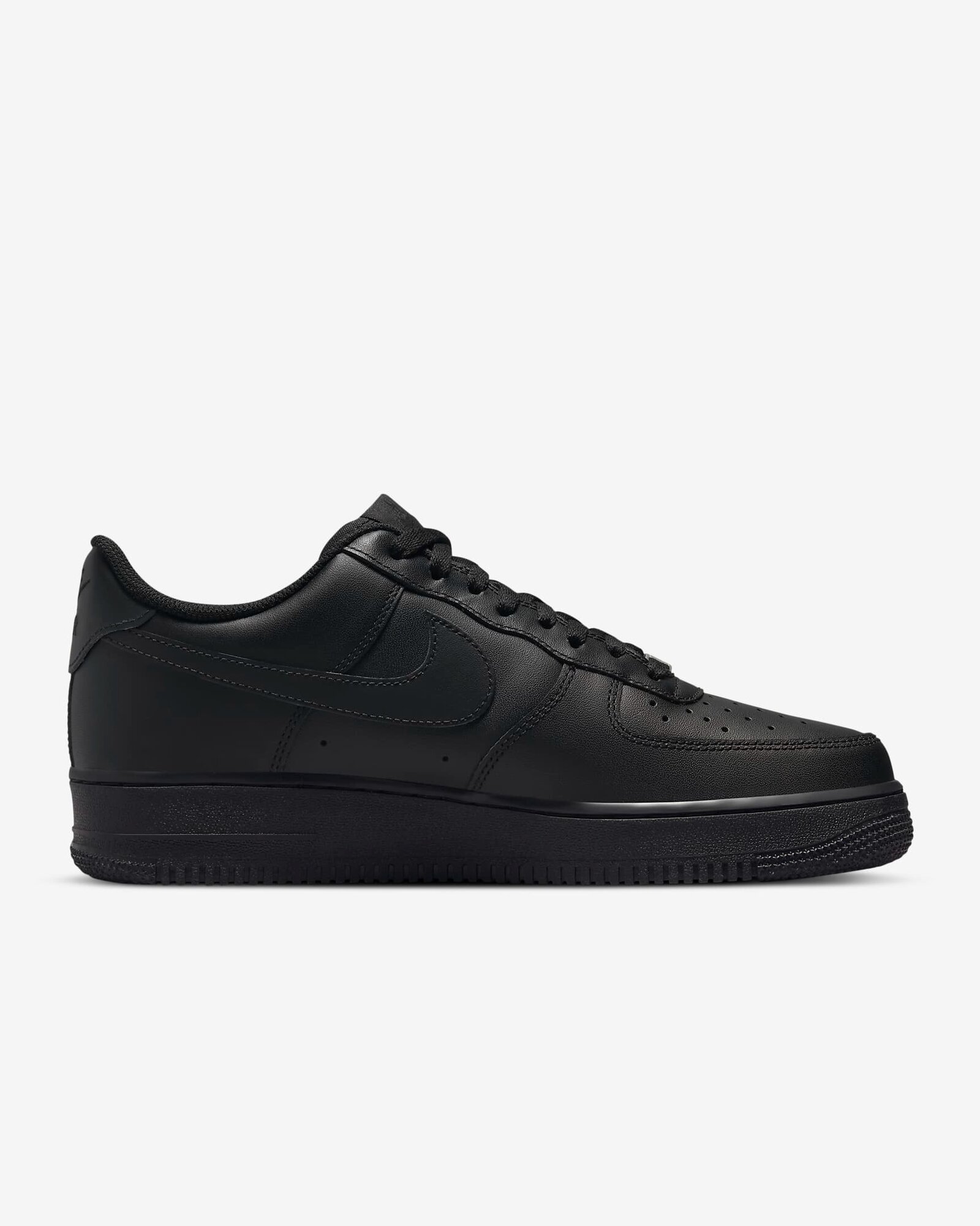 Кроссовки NIKE Air Force 1 `07 BLACK 8 us 41 eur