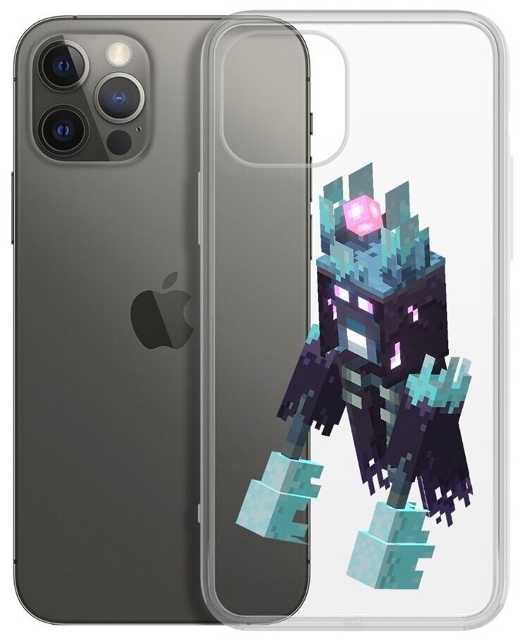 Чехол-накладка Krutoff Clear Case Несчастный Призрак для iPhone 12 Pro Max