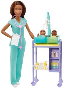 Игровой набор Barbie Профессии, 29 см, DHB63 детский врач 4