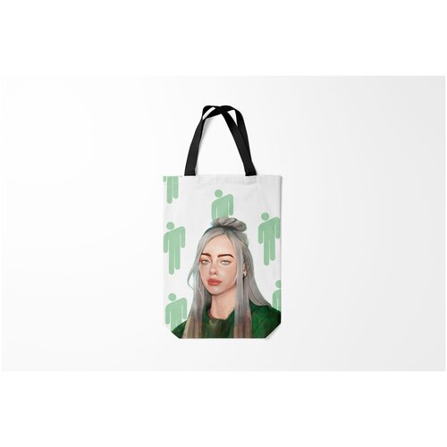 фото Сумка-шоппер / 31х42 см / разная музыка / billie eilish burnettie
