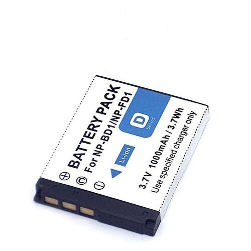 Аккумуляторная батарея для фотоаппарата Sony Cyber-shot DSC-G3 (NP-BD1) 3.7V 1000mAh