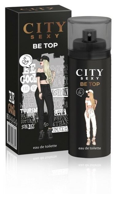 Туалетная вода женская City Sexy Be Top, 60 мл