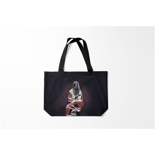 фото Сумка-шоппер / 46х35 см / разная музыка / spider queen burnettie