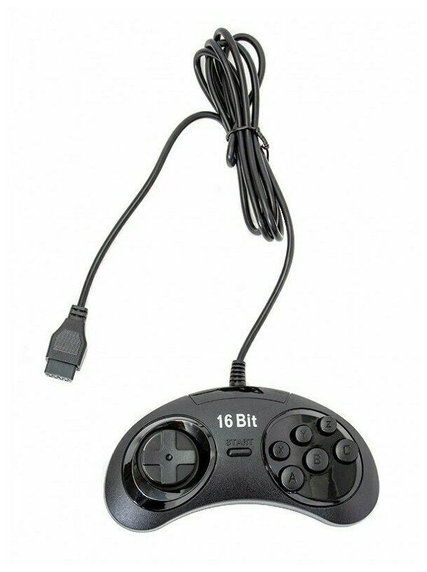 Джойстик Sega матовый с чернкнопками