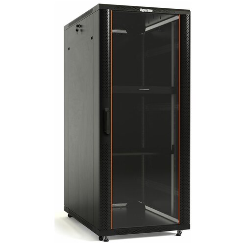 серверный шкаф 19 напольный 47u 800х1000 серый дверь перф aysn 19 4781 sp Hyperline TTB-4768-AS-RAL9004