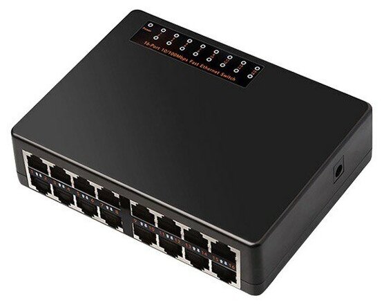 Коммутатор 16 портов 10/100Mbps SECTEC ST-PLC16