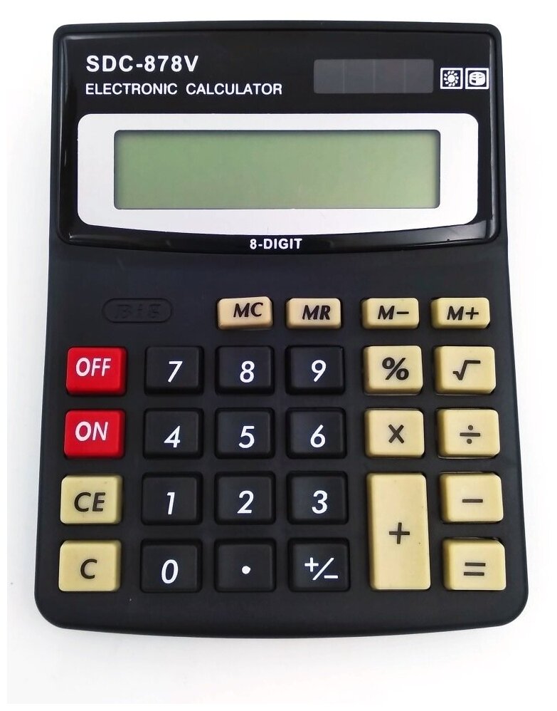 Калькулятор 8 разрядов настольный средний 878V/270LA калькулятор для вычислений калькулятор для ЕГЭ калькулятор для школы калькулятор для работы