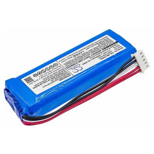 аккумуляторная батарея для jbl charge 3 2016 3 7v 6000mah type 2 cameronsino cs jml320sl Аккумулятор для JBL Charge 3 2016 года (GSP1029102A) Type 2