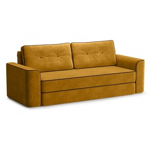 Диван Сиеста Ultra mustard, еврокнижка 244х106х82см
