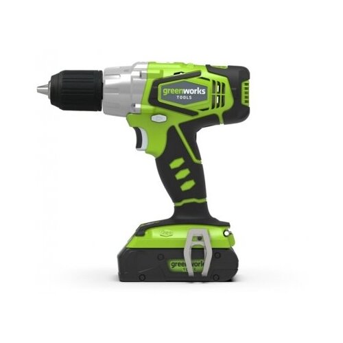 Дрель-шуруповерт аккумуляторная Greenworks G24DDX 24V 3703307VA 989000₽