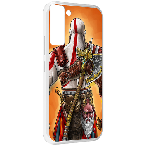 Чехол MyPads God of War для Tecno Pop 5 LTE / Pop 5 Pro задняя-панель-накладка-бампер чехол mypads queen of pain dota 2 для tecno pop 5 lte pop 5 pro задняя панель накладка бампер