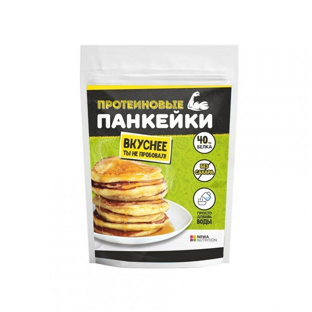 Смесь для выпечки Newa Nutrition Протеиновые панкейки, 500 г - фото №1