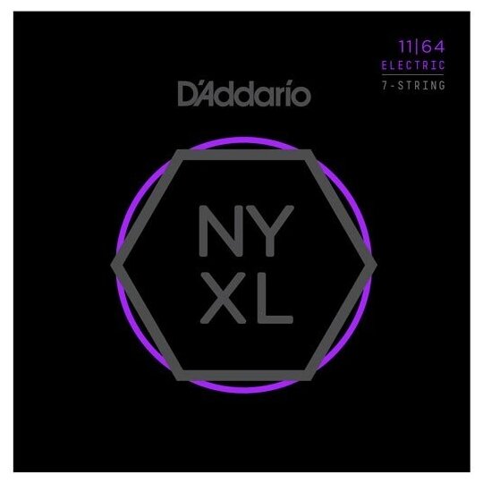 D'Addario NYXL1164 струны для 7-струнной электрогитары, 11-64