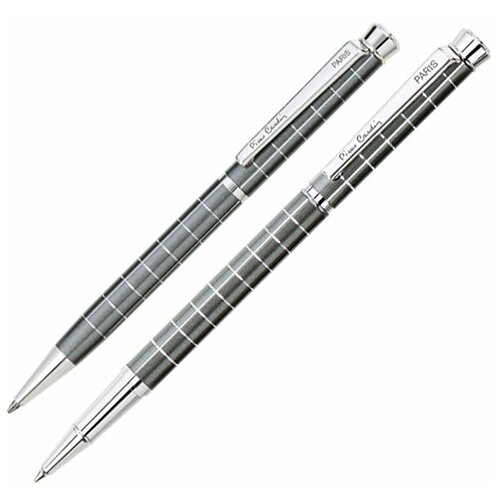 фото Набор pierre cardin pen&pen: ручка шариковая + роллер. цвет - серый. упаковка е.