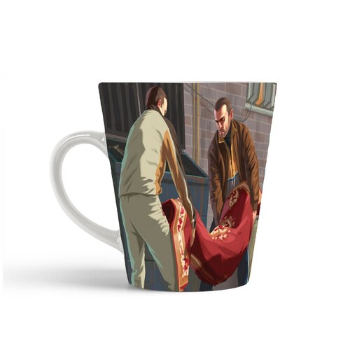 фото Кружка-латте coolpodarok grand theft auto 4 выкидывают тело в бак