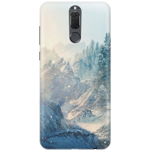 фото Gosso ультратонкий силиконовый чехол-накладка для huawei nova 2i с принтом "снежные горы и лес"