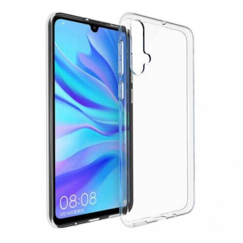 Clear Case Прозрачный TPU чехол 2мм для Huawei P20 lite (2019) / Nova 5 punqzy letter case support wireless charging black phone case for huawei p30 p20 mate20 mate10 lite p20 p30 pro soft tpu cover