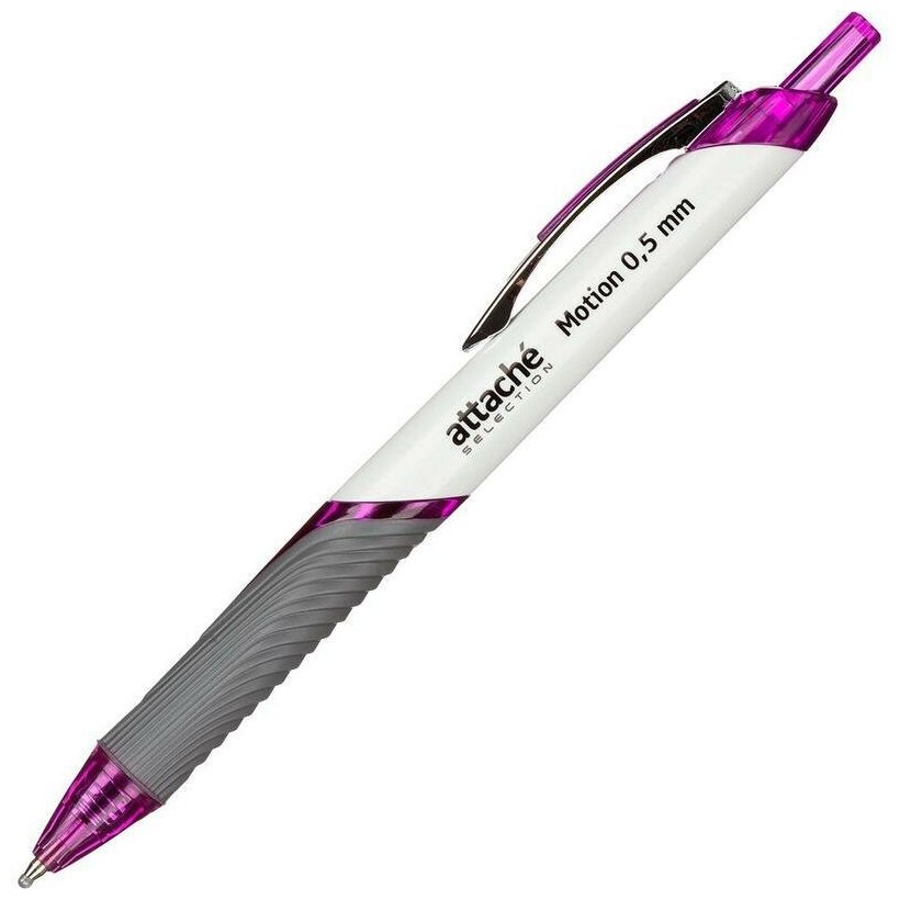 Attache SELECTION Ручка шариковая Motion, 0.5 мм, 1098086, фиолетовый цвет чернил, 1 шт.