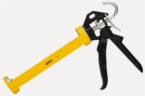 Изображение товара Пистолет для герметика Deli DL2370, желтый