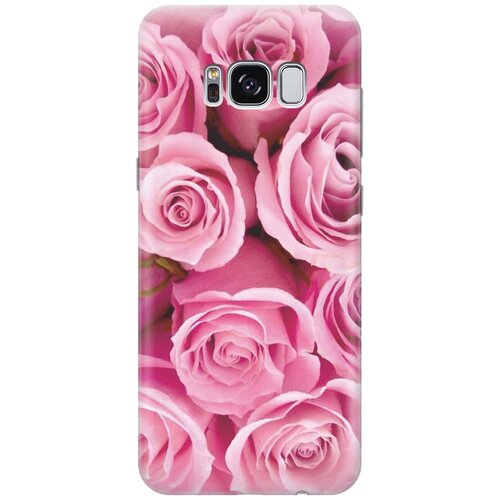 фото Gosso ультратонкий силиконовый чехол-накладка для samsung galaxy s8 с принтом "букет роз"