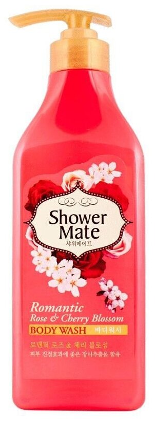 Гель для душа Роза и вишневый цвет Shower Mate 550мл