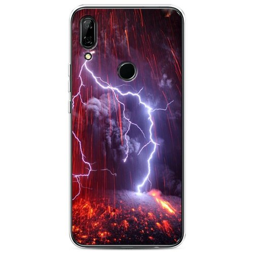 фото Силиконовый чехол "молния 5" на huawei p smart z / хуавей п смарт z case place