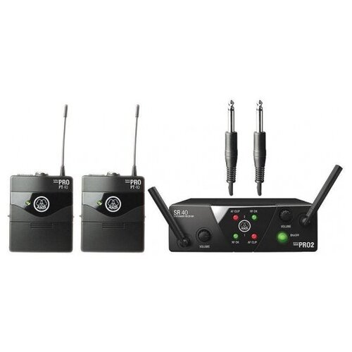 Радиосистема AKG WMS40 Mini2 Instrumental Set BD US45A/C, черная