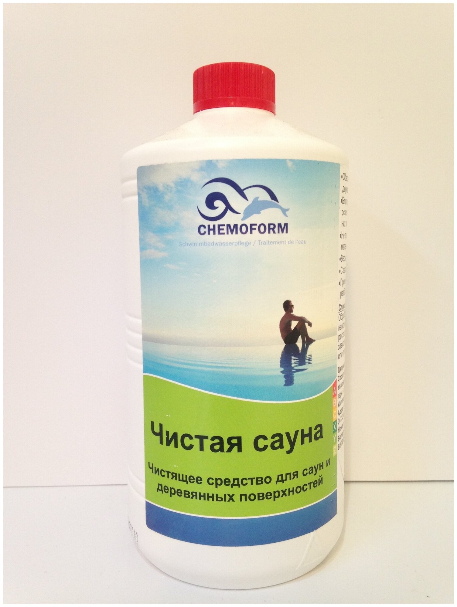 Chemoform Чистая сауна моющее средство 1 л - фотография № 3