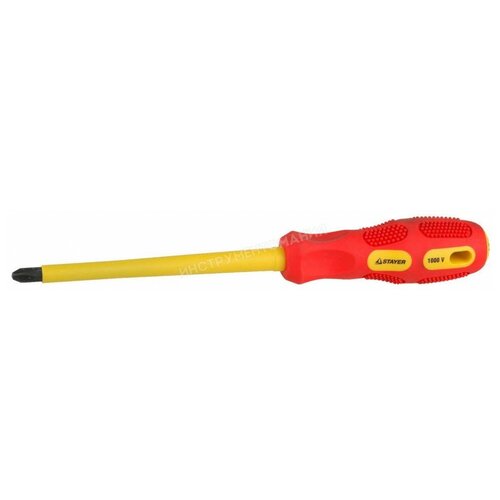 Отвертка диэлектрическая STAYER PROFESSIONAL MAX-GRIP PH №3x150 мм 25828-3-150 G