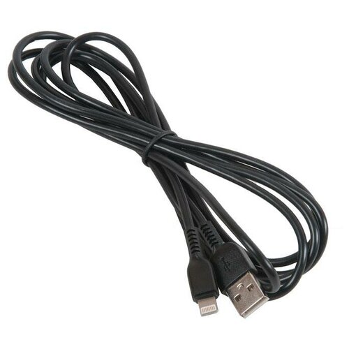 Кабель USB HOCO X20 Flash для Lightning, 2.0А, длина 2.0м, черный кабель hoco x20 flash lightning charging cable l 3m белый