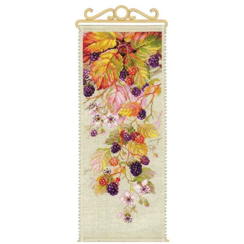 фото Набор для вышивания риолис "ежевика",19x48см