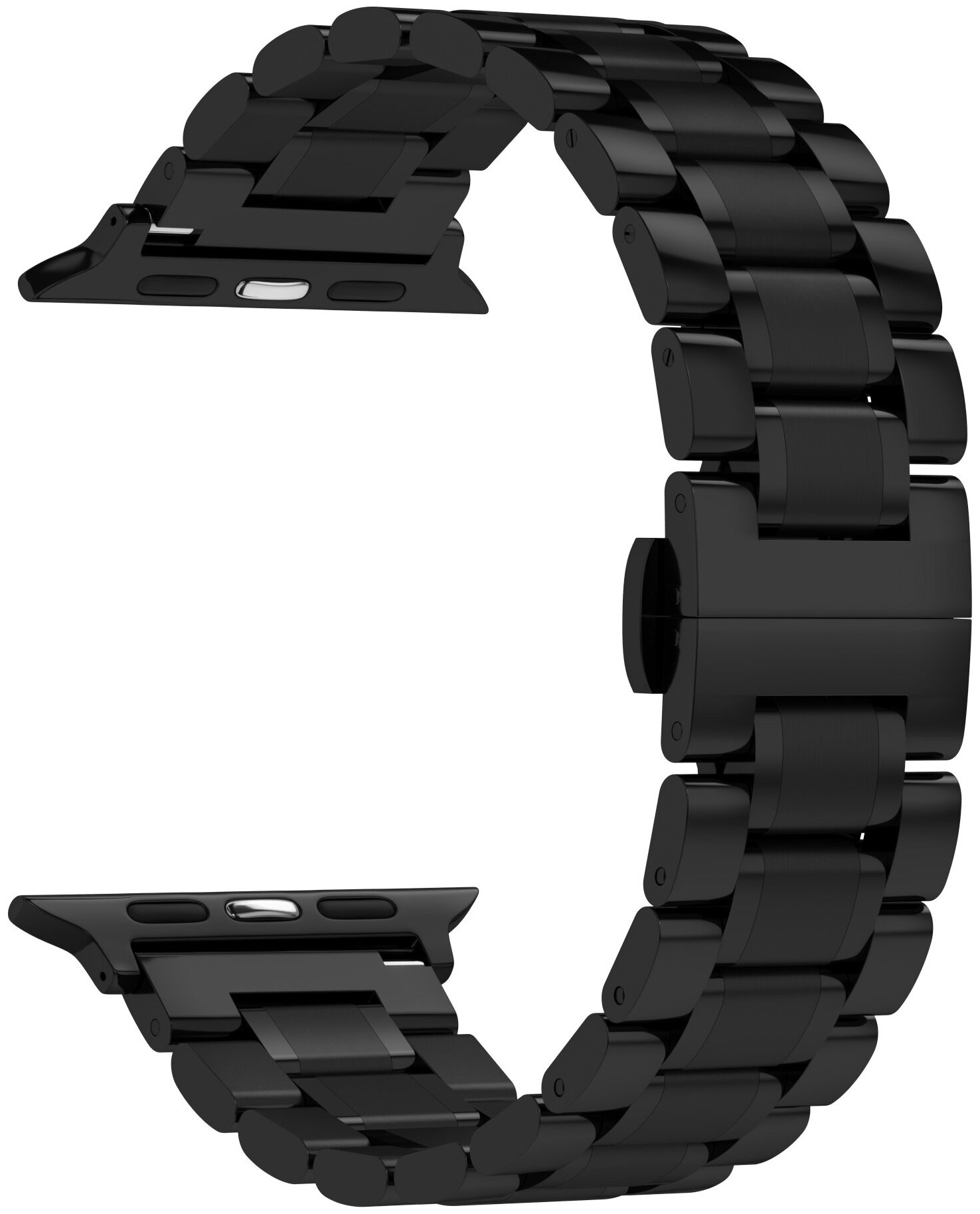 Ремешок из нержавеющей стали для Apple Watch 38/40/41 mm LYAMBDA CETUS DSG-25-40-BK Black