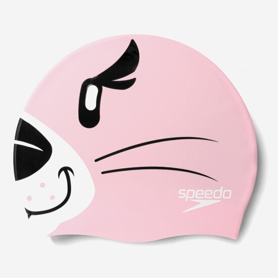 Шапочка для плавания детская Speedo Printed Character Cap Printed Character Cap, pink/black, 8-00232614670-4670