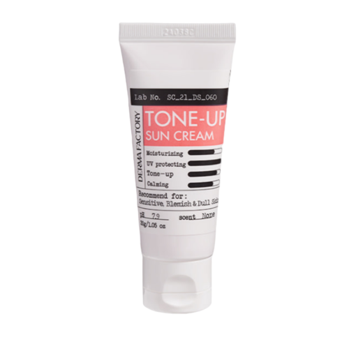 Derma Factory Крем тонизирующий солнцезащитный - Inorganic tone-up sun cream SPF 50+ PA++++, 30мл