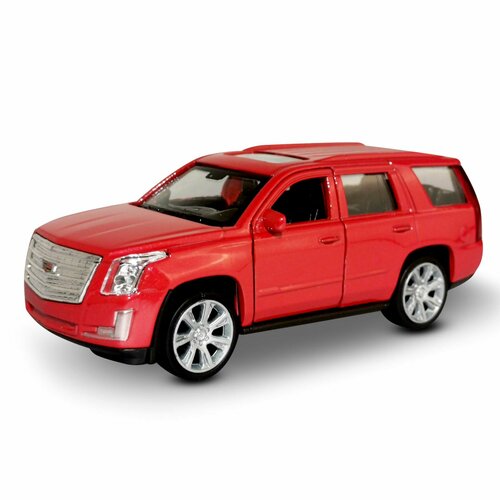 Машинка WELLY 2017 CADILLAC ESCALADE Красный / модель машин 1:38 с пружинным механизмом cadillac escalade масштабная модель коллекционная