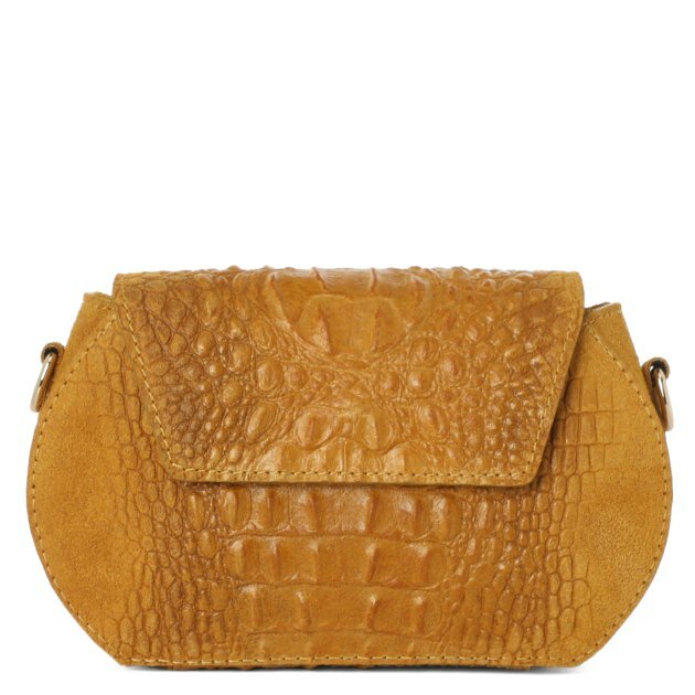 Сумка кросс-боди diva's bag, коричнево-желтый