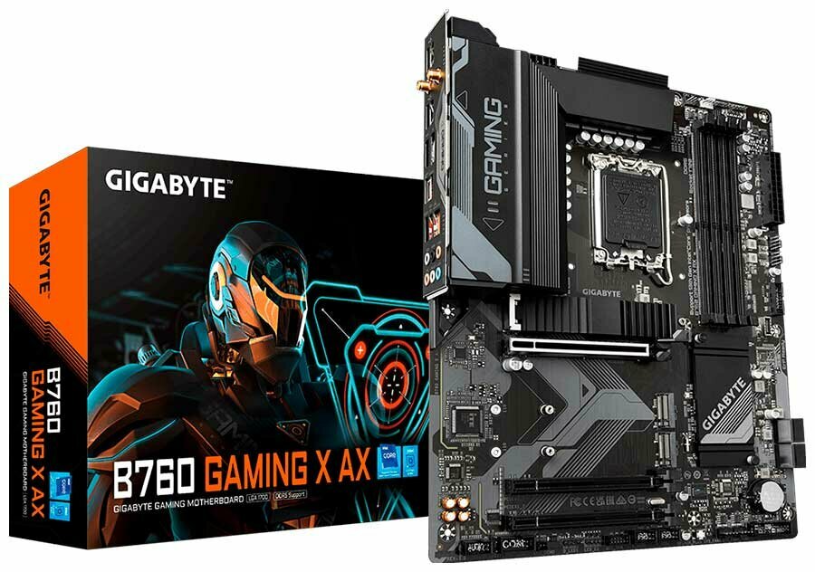 Материнская плата Gigabyte B760 GAMING X AX (LGA1700, ATX)