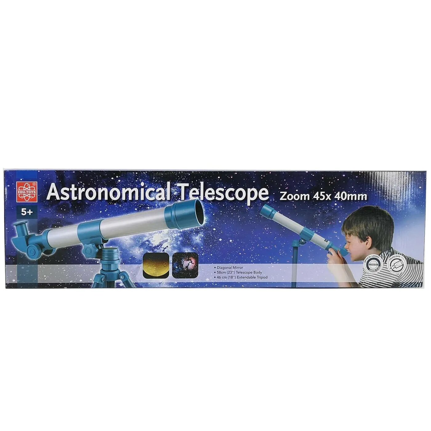 Телескоп EDU-TOYS со штативом TS808 45х40 мм