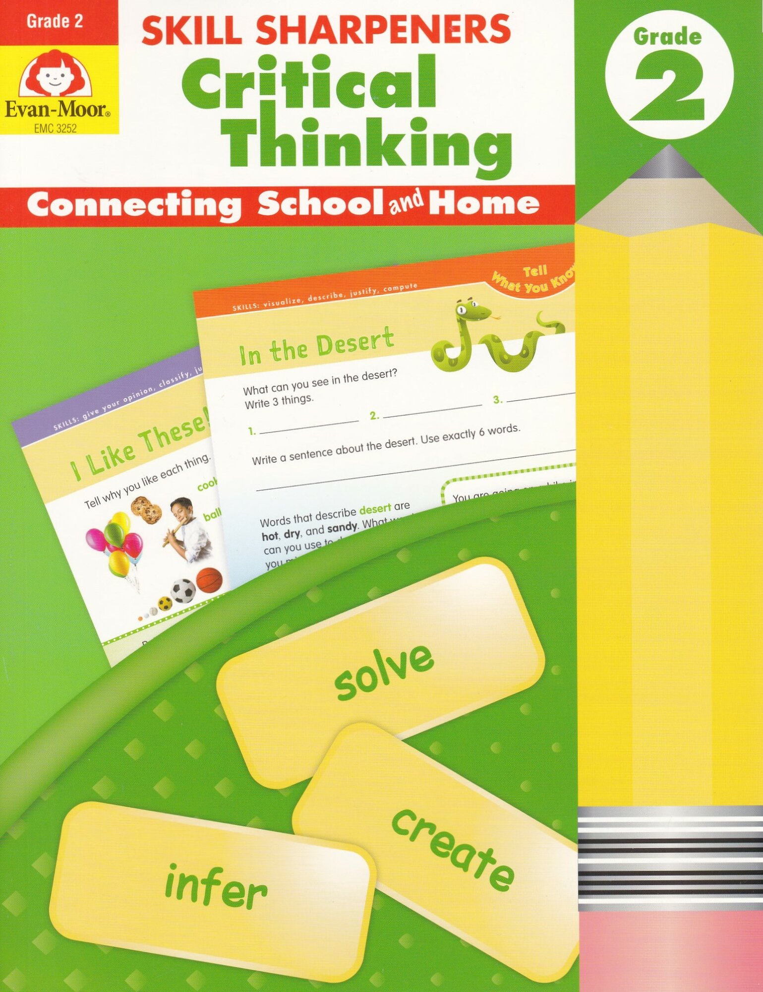 Книга Skill Sharpeners: Critcal Thinking, Grade 2 - Activity Book - фото №2