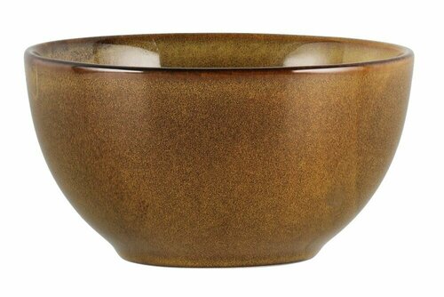 Миска/чаша/тарелка керамическая 14 см, емкость 600 мл, янтарная, Maku