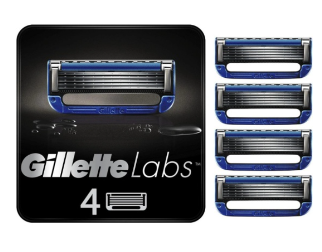 Cменные кассеты для бритья Gillette Labs, 4 шт.